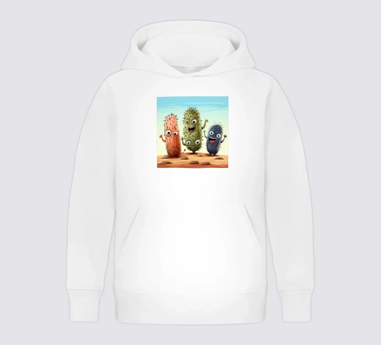 Retro Sea Cucumber Gang kids hoodie by Funny Animals
