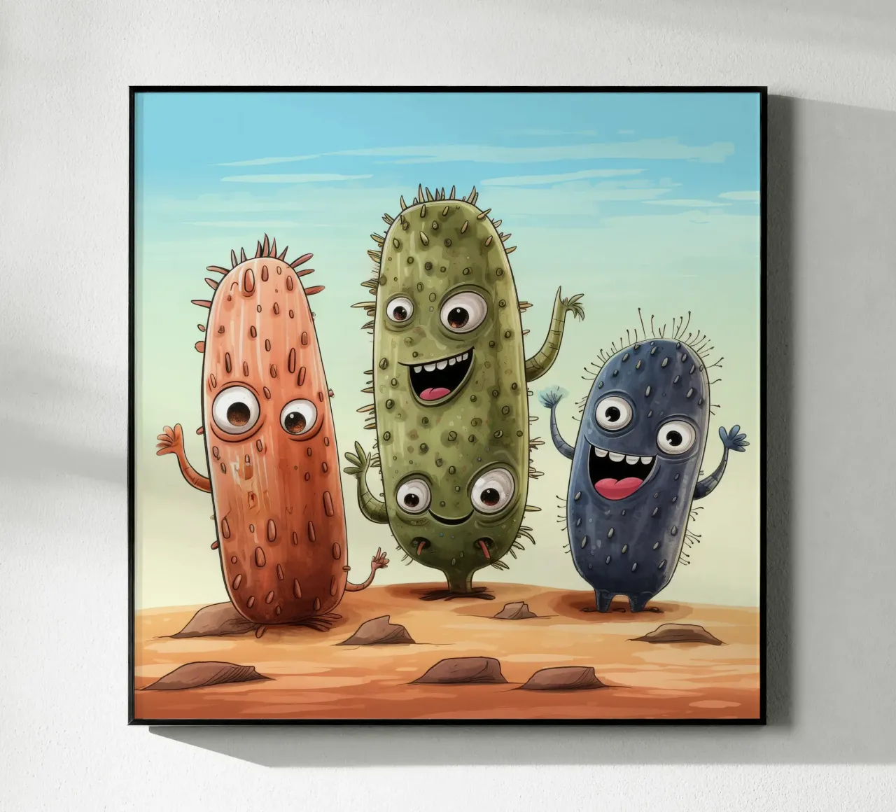 Gang di cetrioli di mare retrò plexiglass da Funny Animals