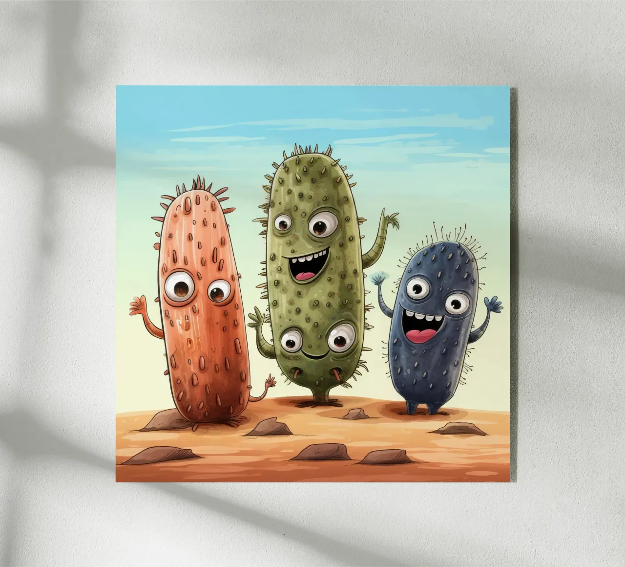 Gang di cetrioli di mare retrò plexiglass da Funny Animals