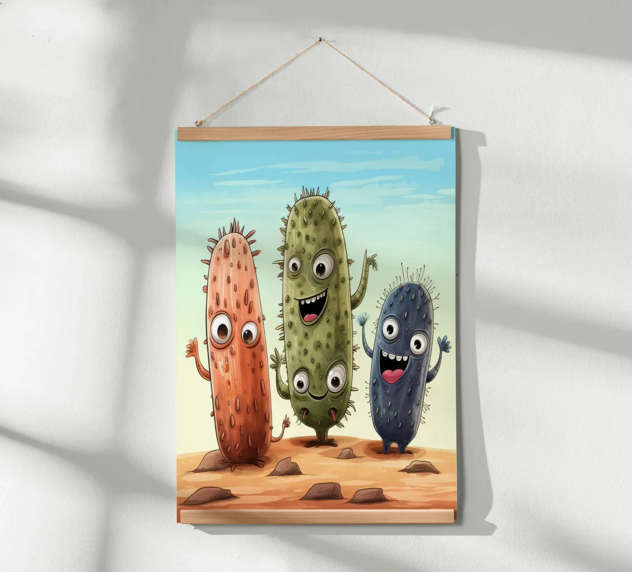 Retro Sea Cucumber Gang poster by Funny Animals