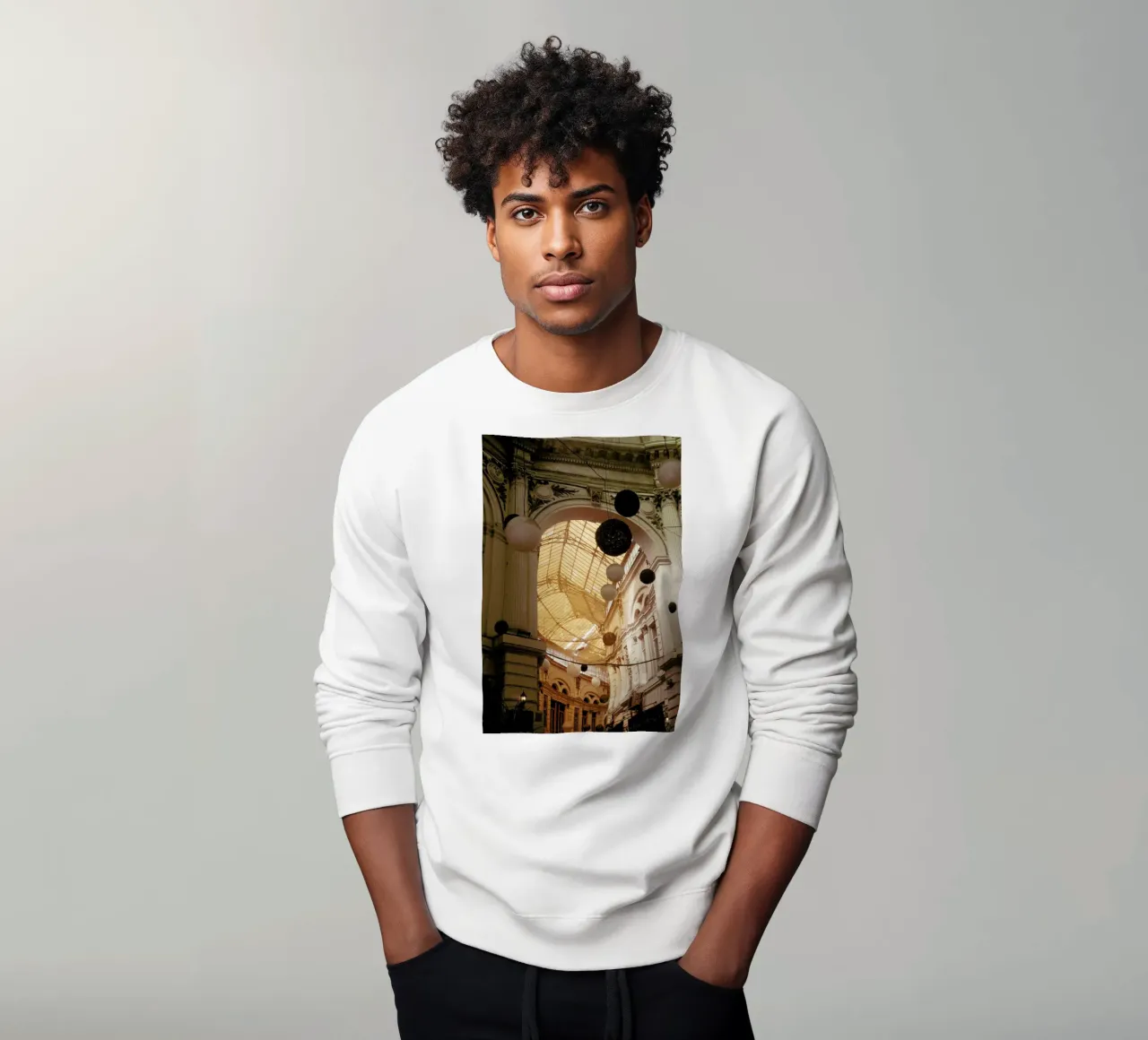 Analog Series Balloons In The Mall felpa da Sebastian Hilgetag