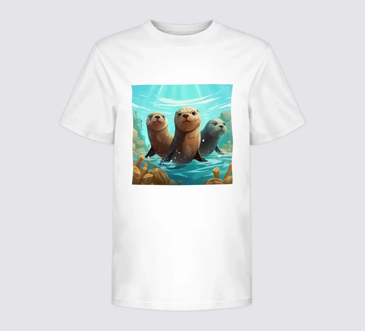 Retro Zeeleeuwenbende kinder t-shirt van Funny Animals