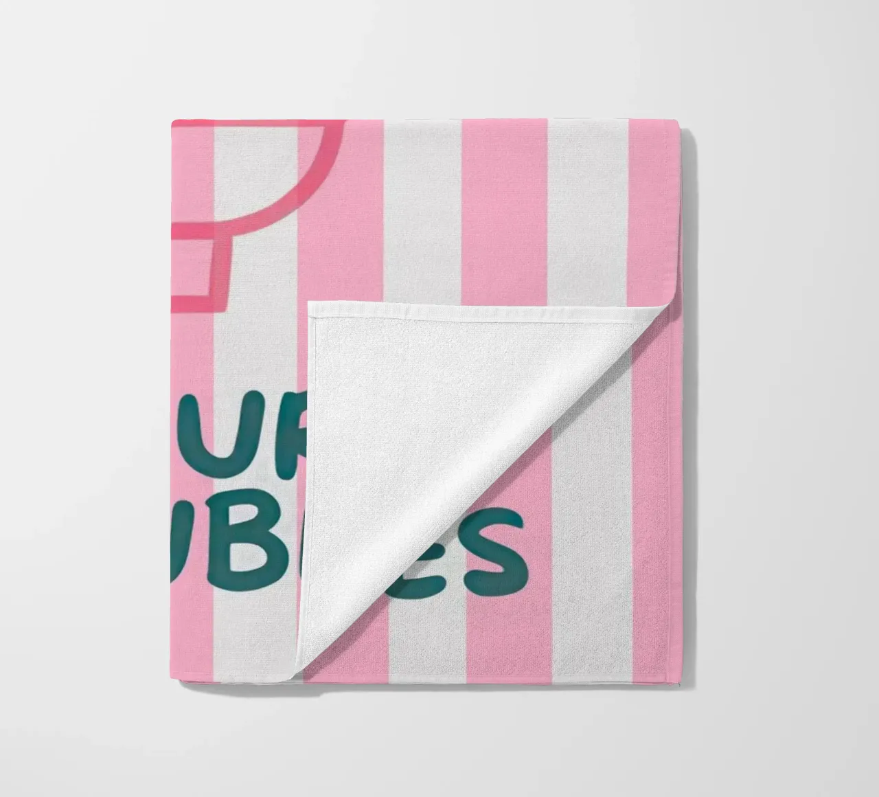 Flush Away Your Troubles beach towel by Attaboy Dsgn