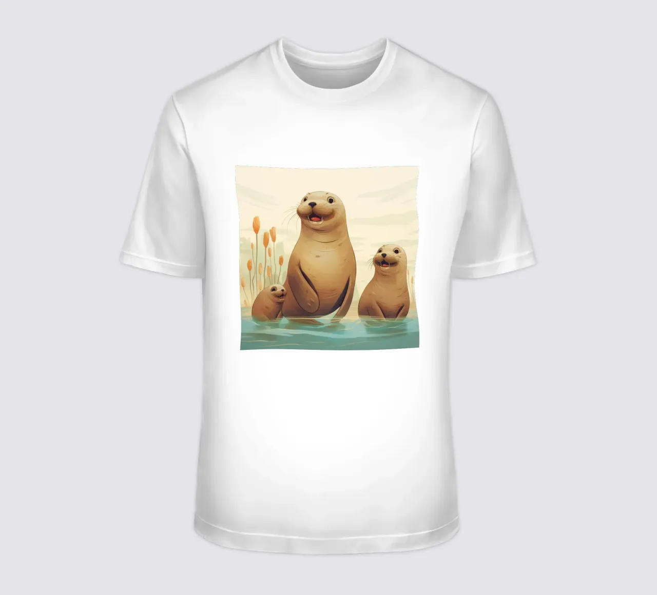 Retro Zeeleeuwenbende t-shirt van Funny Animals