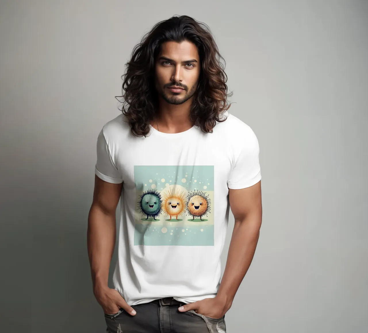 Gang di ricci di mare retrò t-shirt da Funny Animals