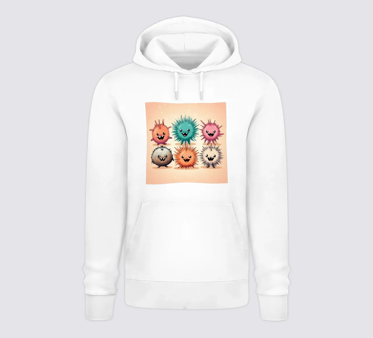 Gang di ricci di mare retrò felpa con cappuccio da Funny Animals