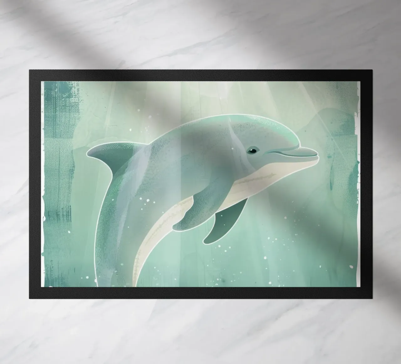 Luce subacquea con cucciolo di delfino zerbino da DesignDoodle