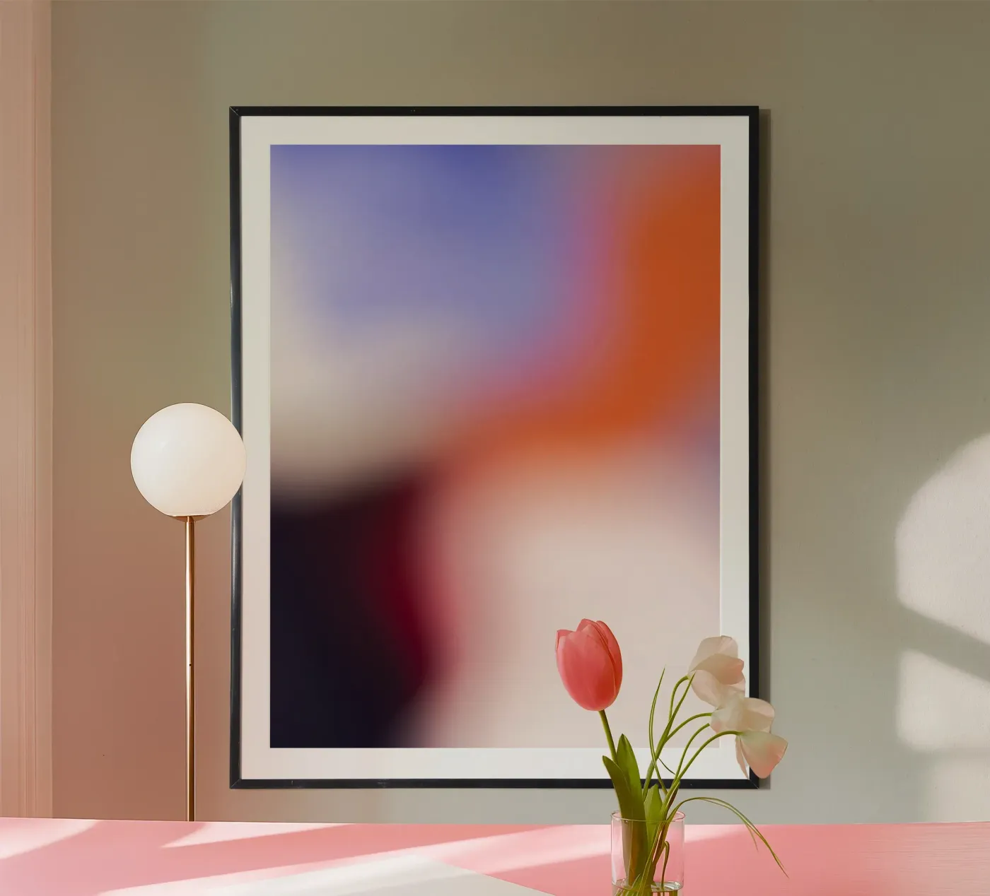 Buntes Glühen 2 poster van Studio Memb