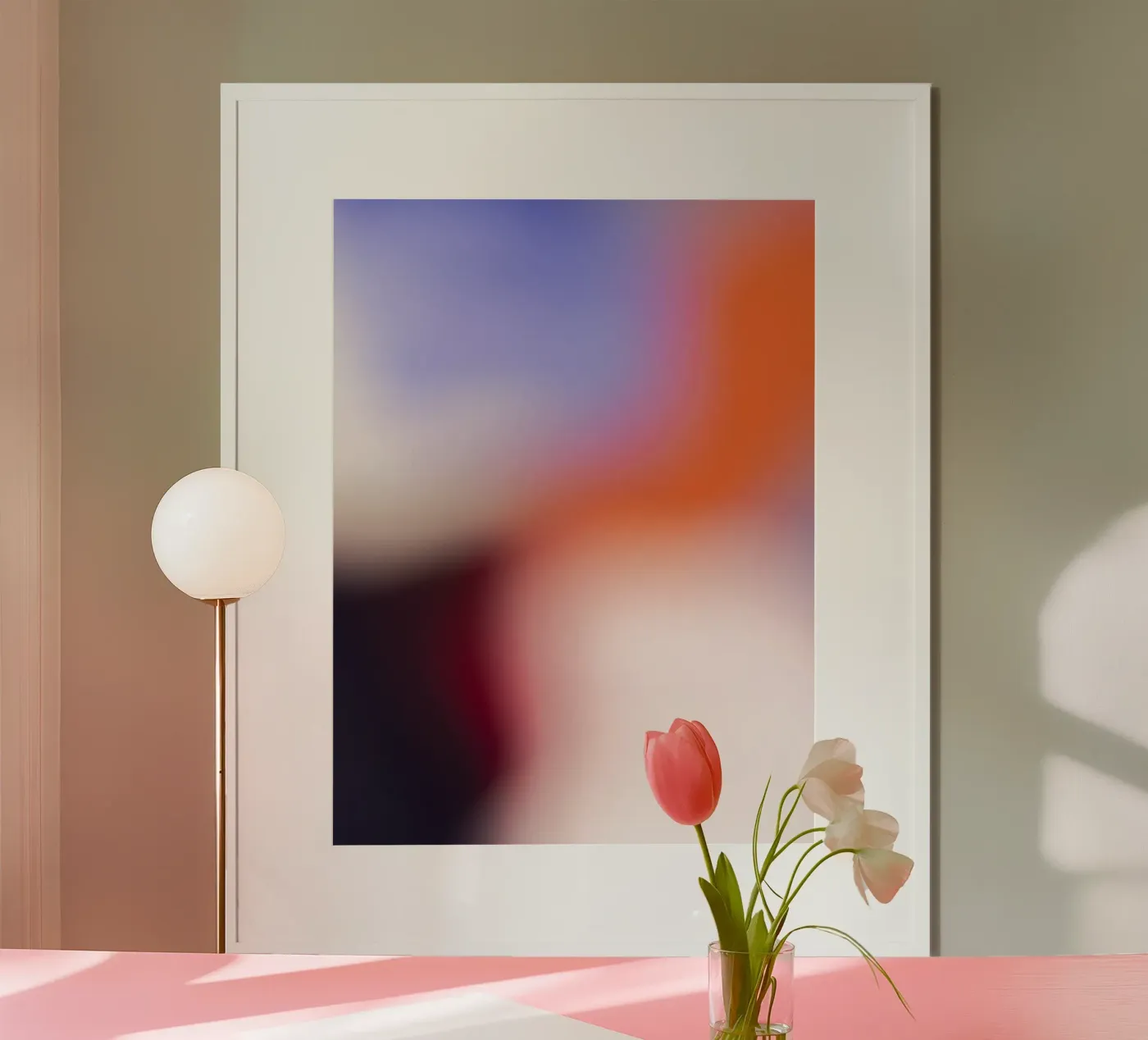 Buntes Glühen 2 poster van Studio Memb