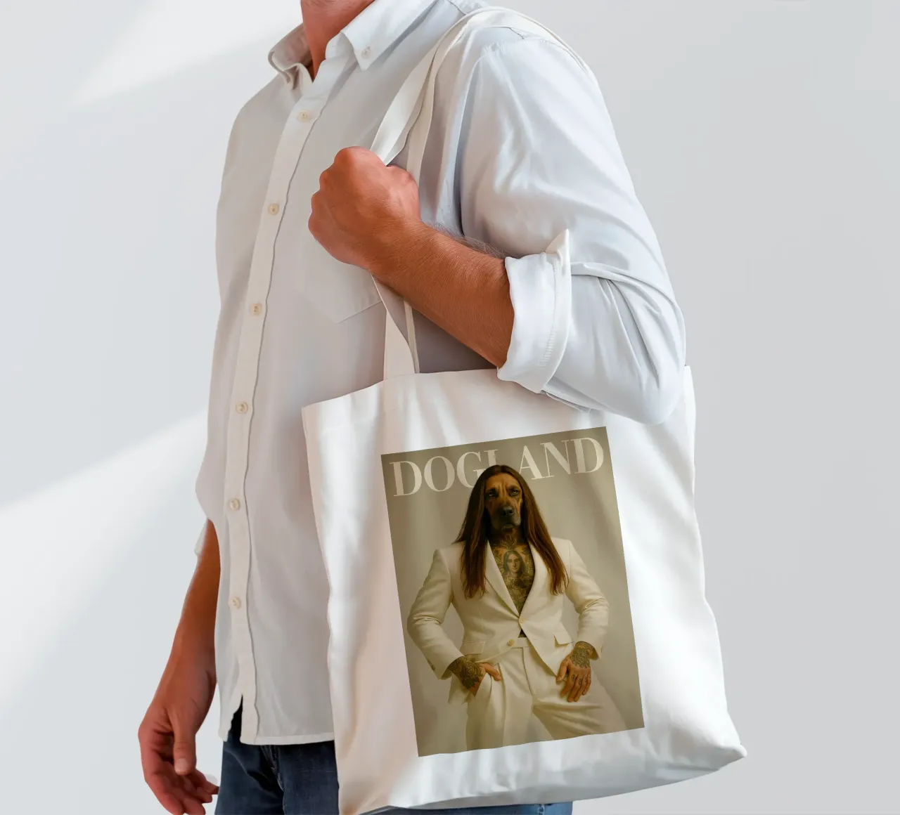 Rafe borsa in juta da Affiches Chien Originales – Dogland