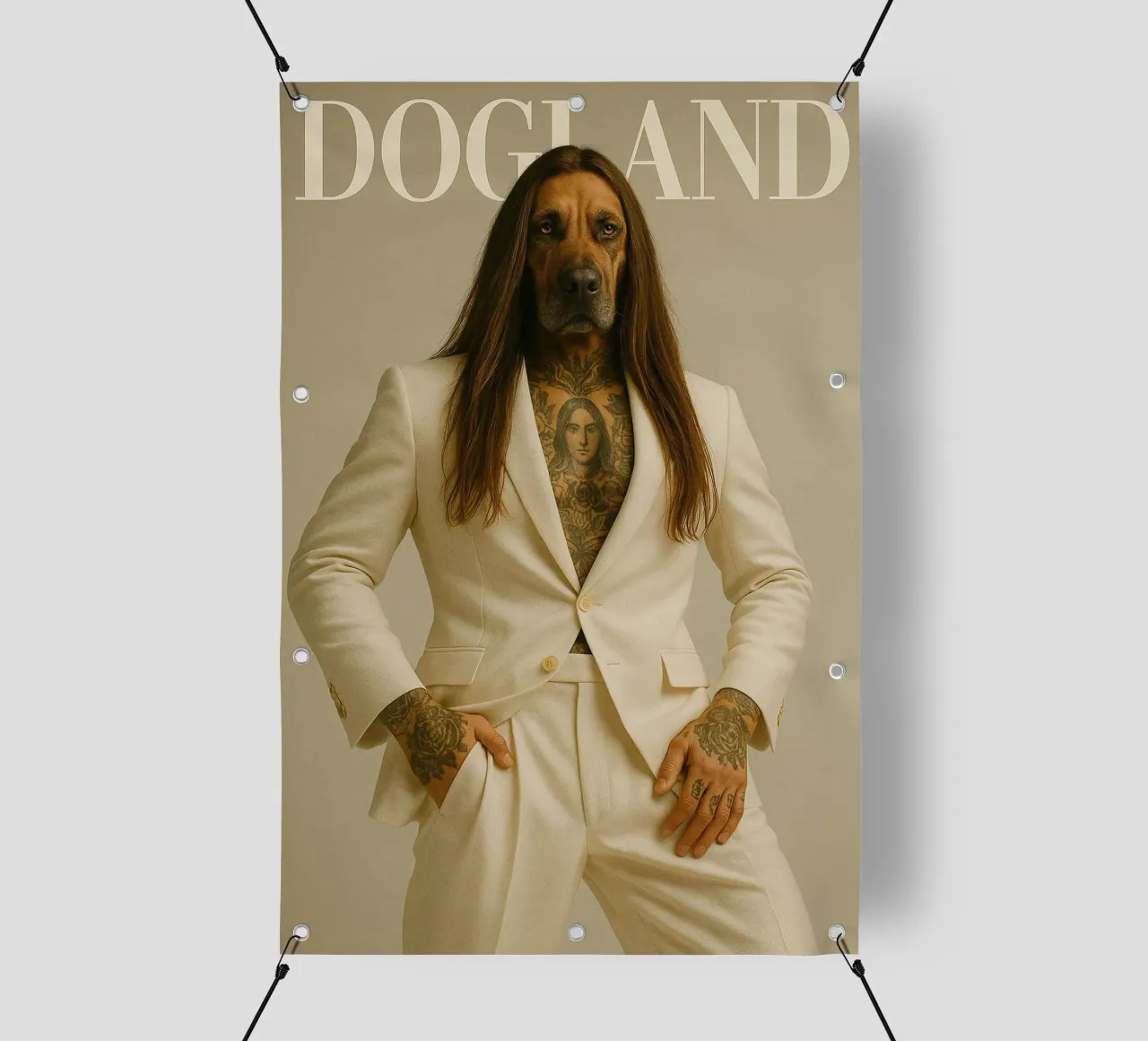 Rafe telo in pvc da Affiches Chien Originales – Dogland