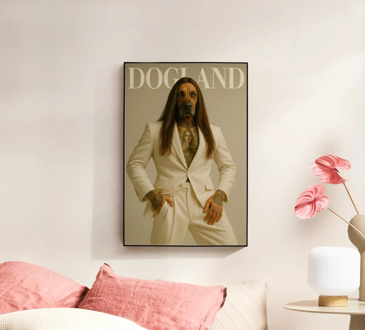 Rafe plexiglass da Affiches Chien Originales – Dogland