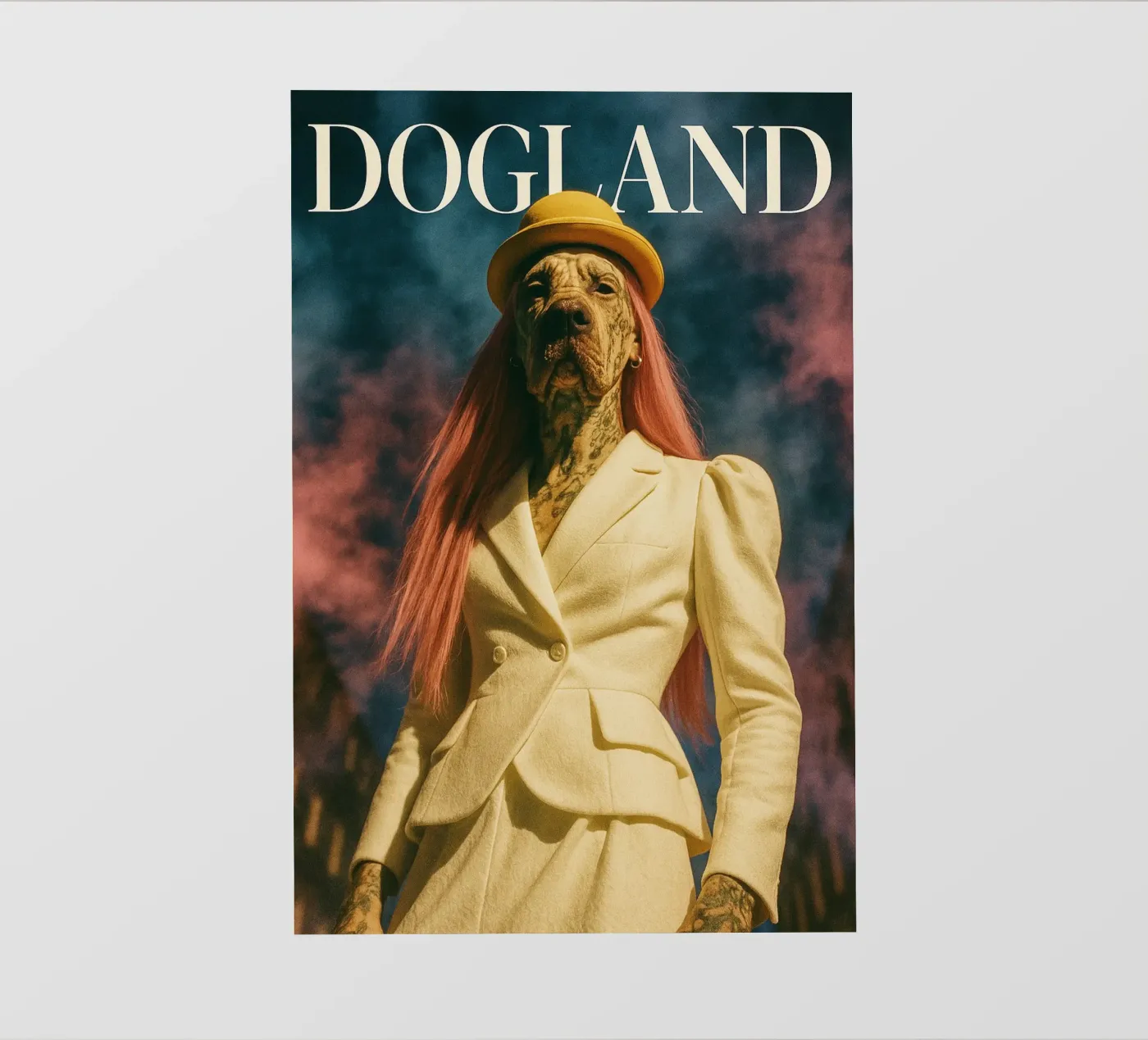 Roxie pellicola backlit da Affiches Chien Originales – Dogland