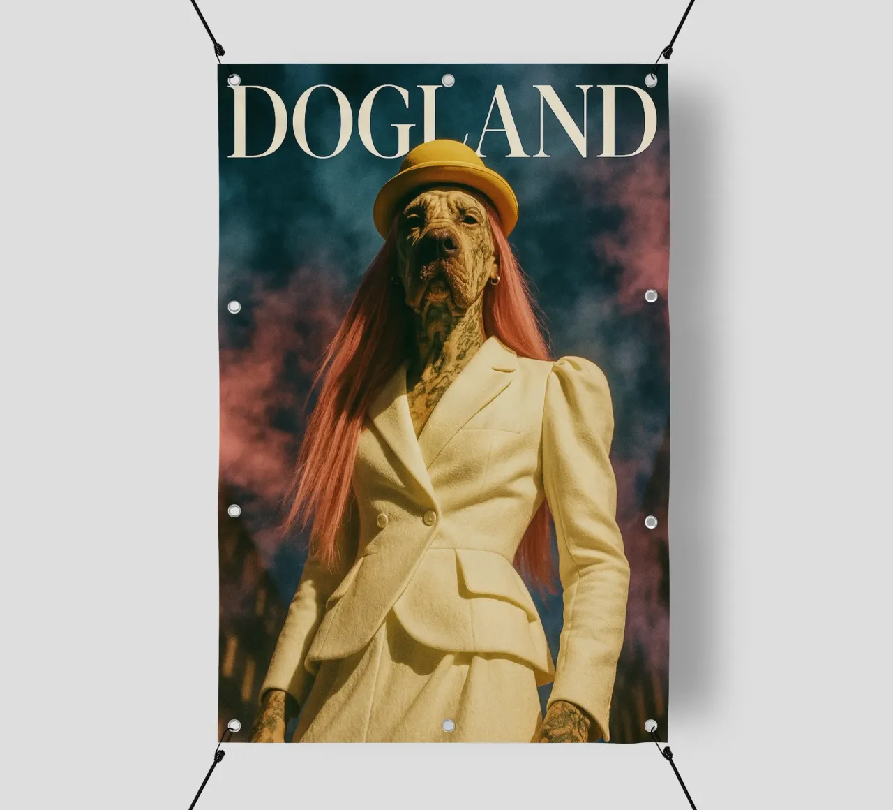 Roxie telo in pvc da Affiches Chien Originales – Dogland