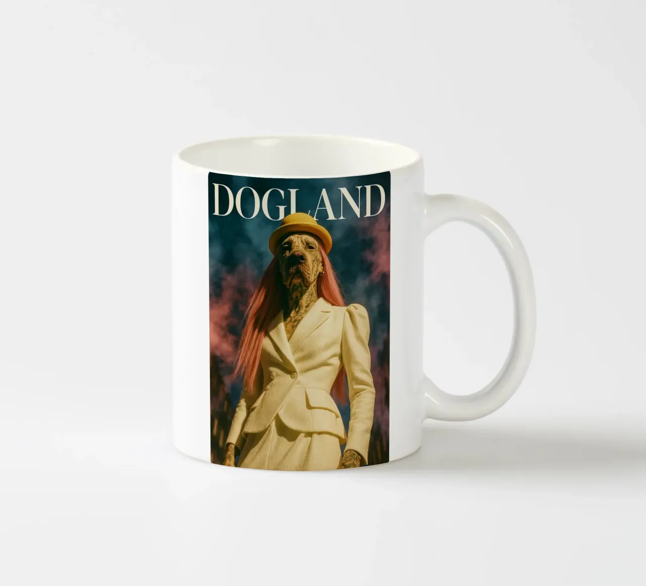 Roxie tazza in ceramica da Affiches Chien Originales – Dogland