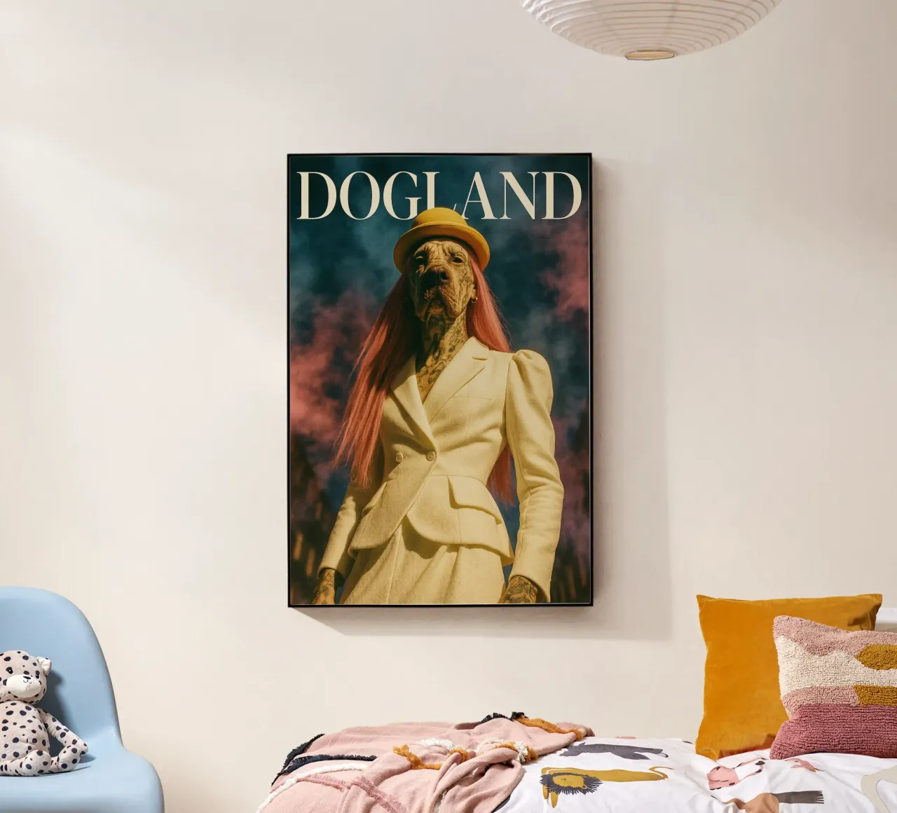 Roxie plexiglass da Affiches Chien Originales – Dogland