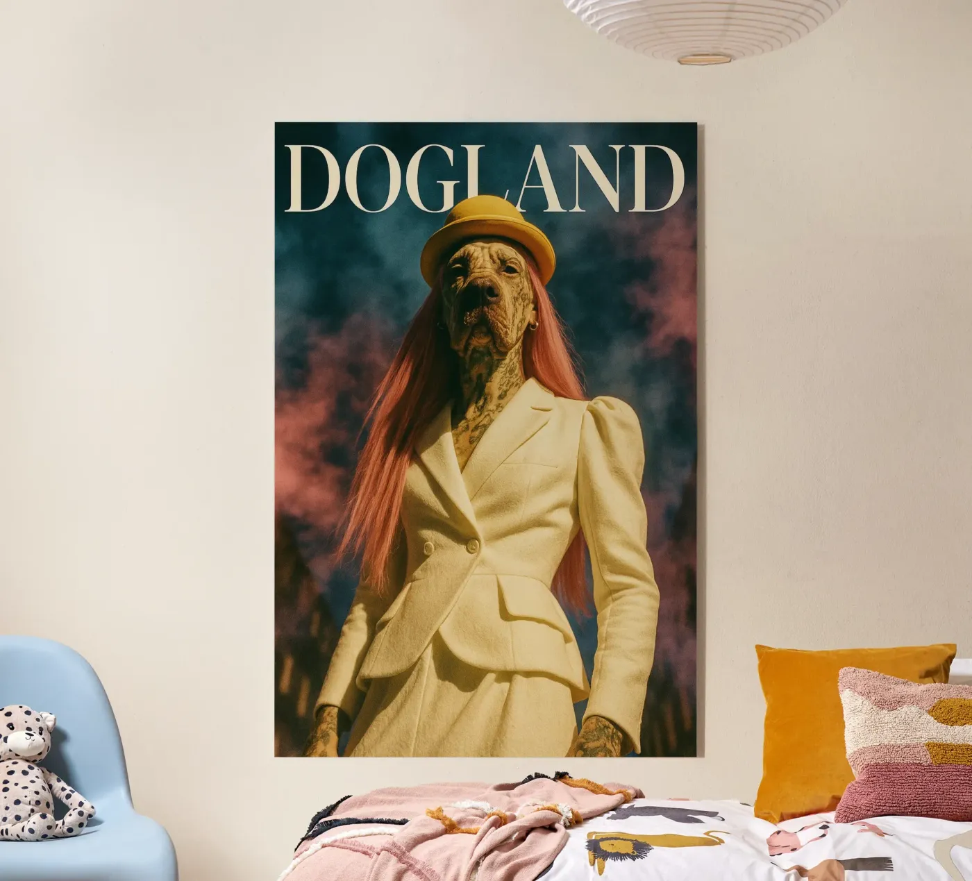 Roxie plexiglass da Affiches Chien Originales – Dogland