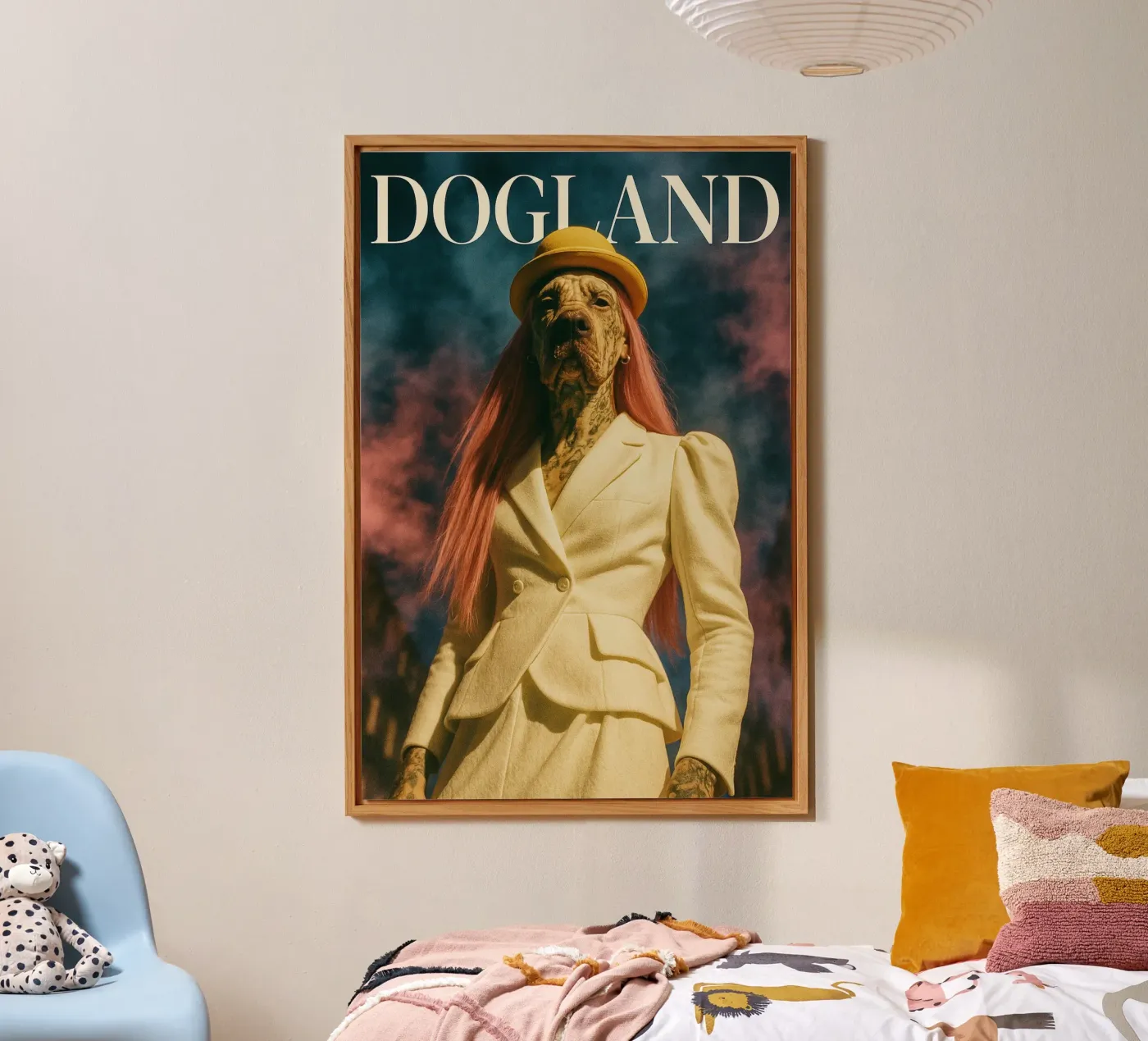 Roxie forex plate by Affiches Chien Originales – Dogland