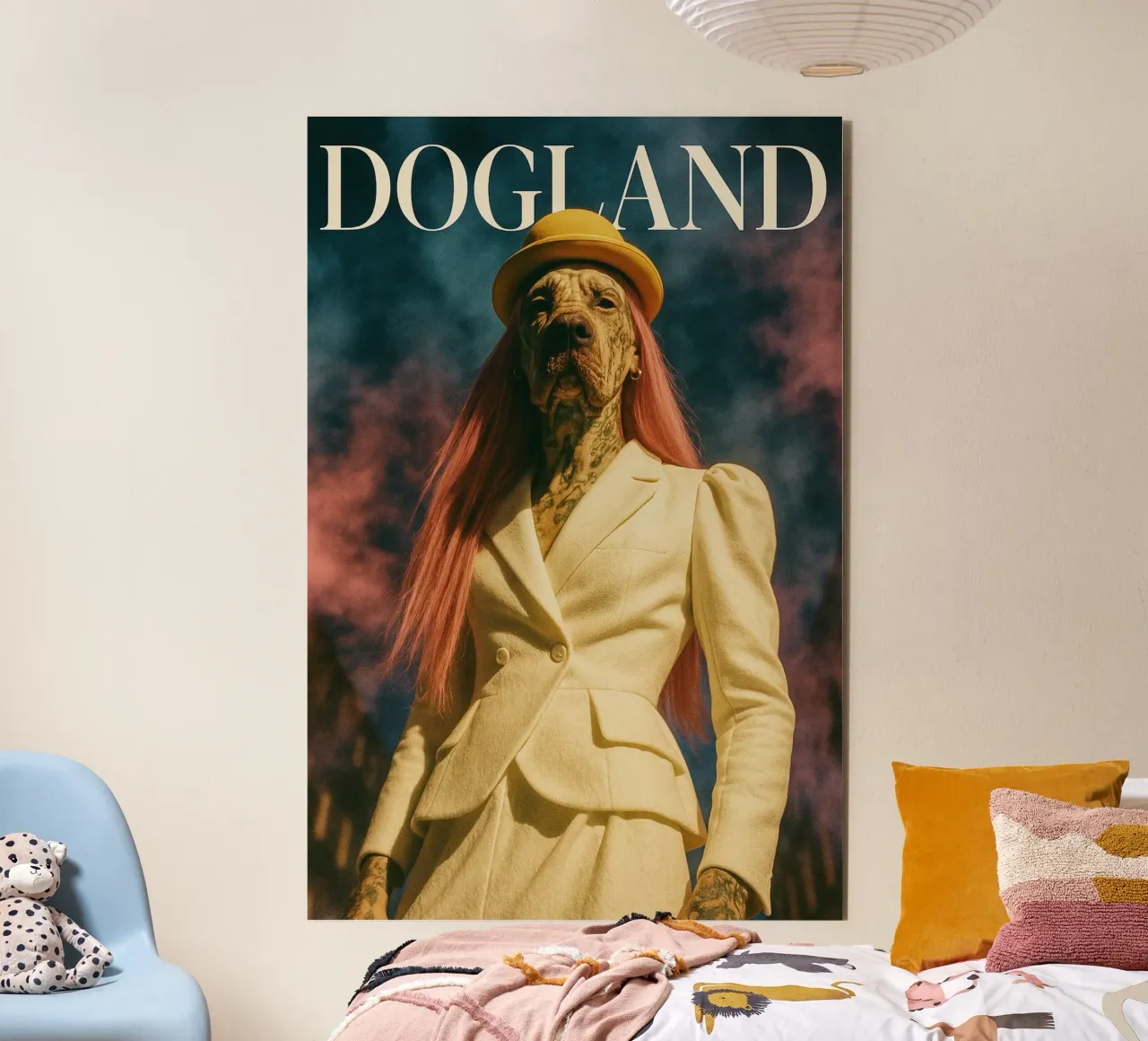 Roxie alluminio dibond da Affiches Chien Originales – Dogland