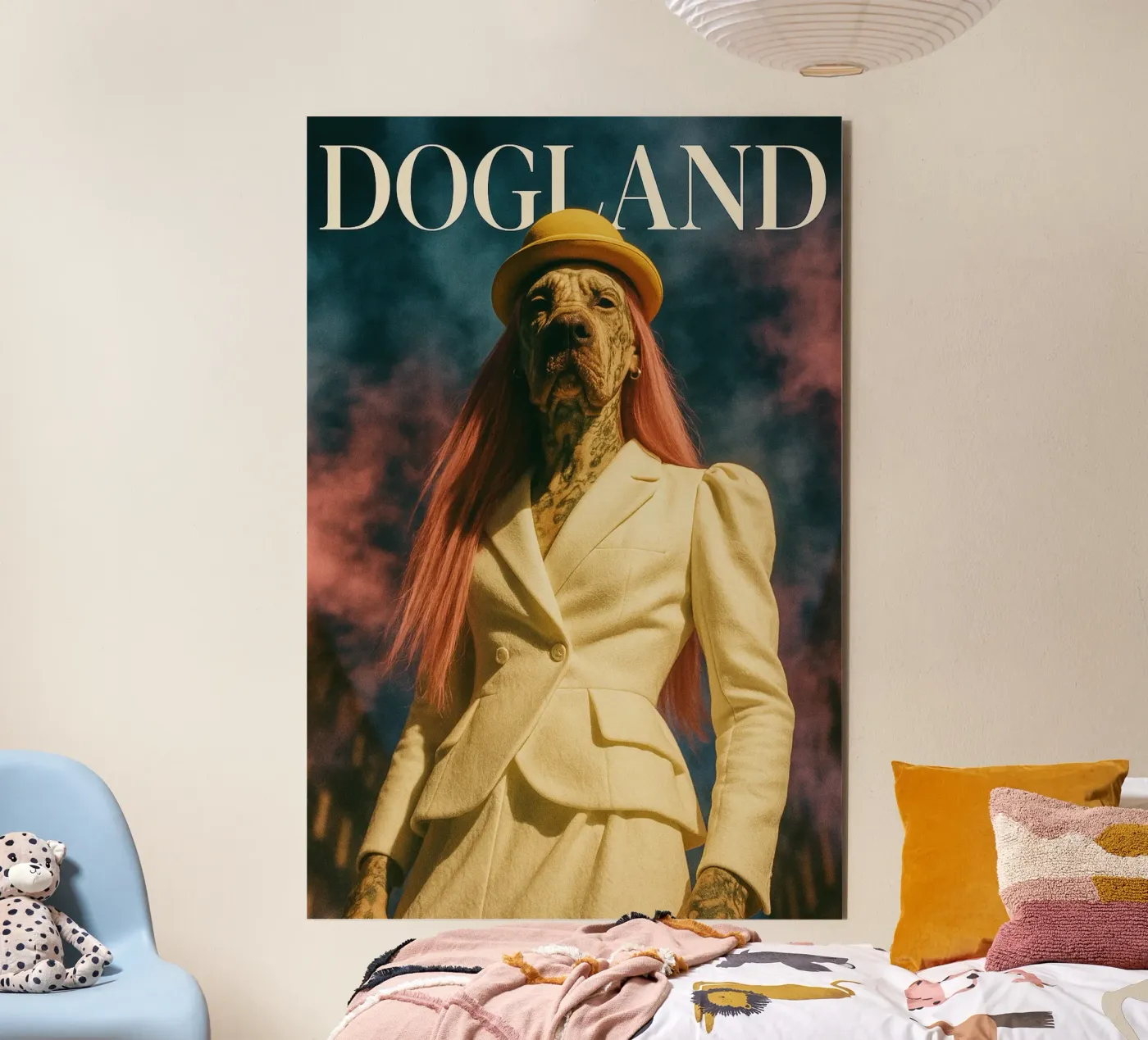 Roxie forex plate by Affiches Chien Originales – Dogland