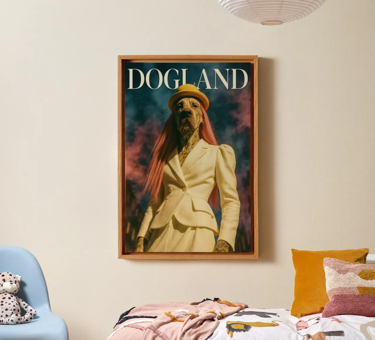 Roxie canvas by Affiches Chien Originales – Dogland