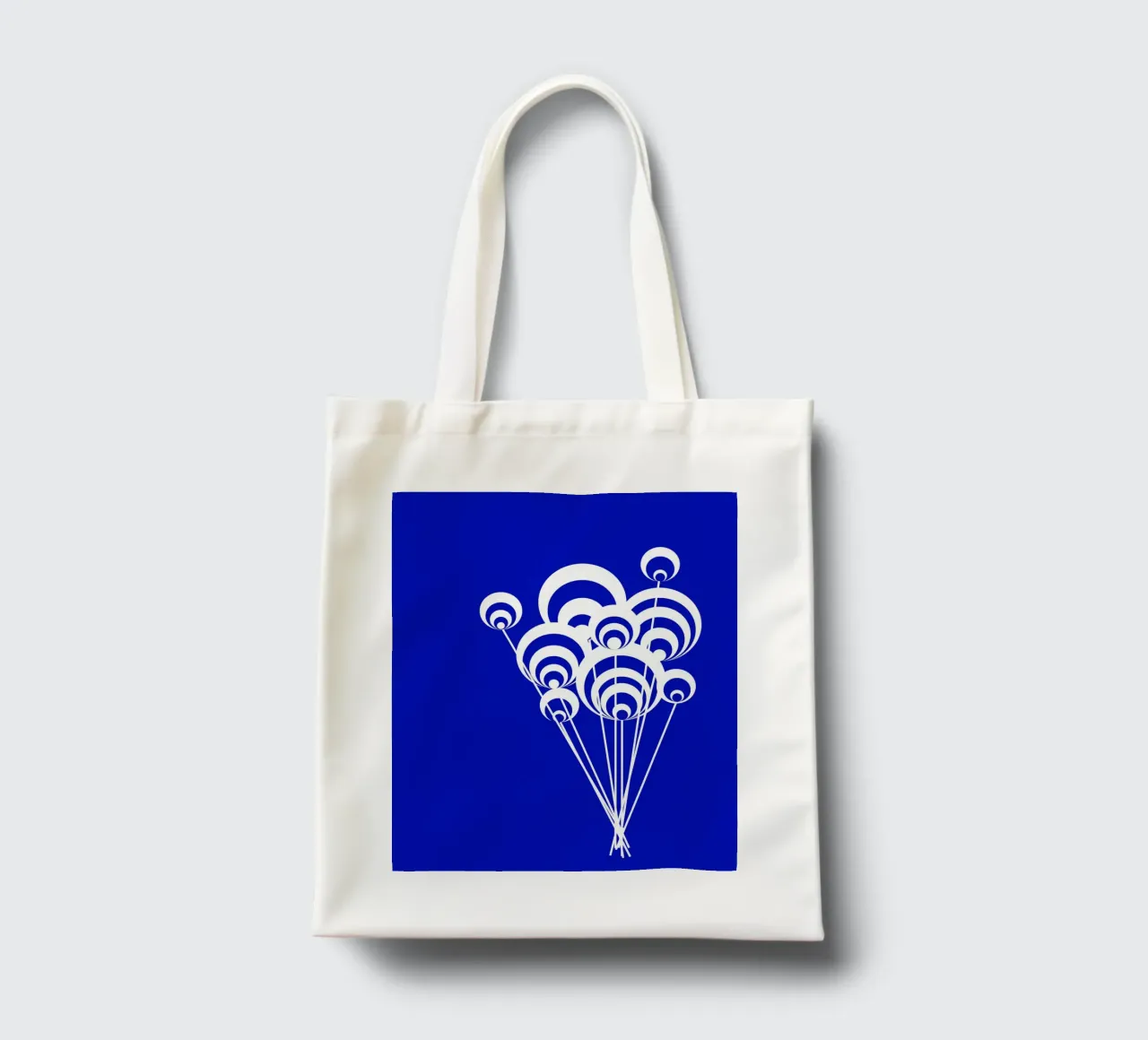 Blue lifted - Luftballon Strauß tote bag by Lilou Art