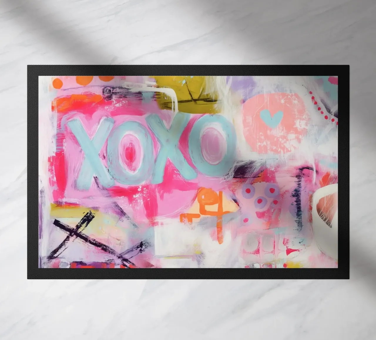 Bacio e abbraccio zerbino da Carinaprint