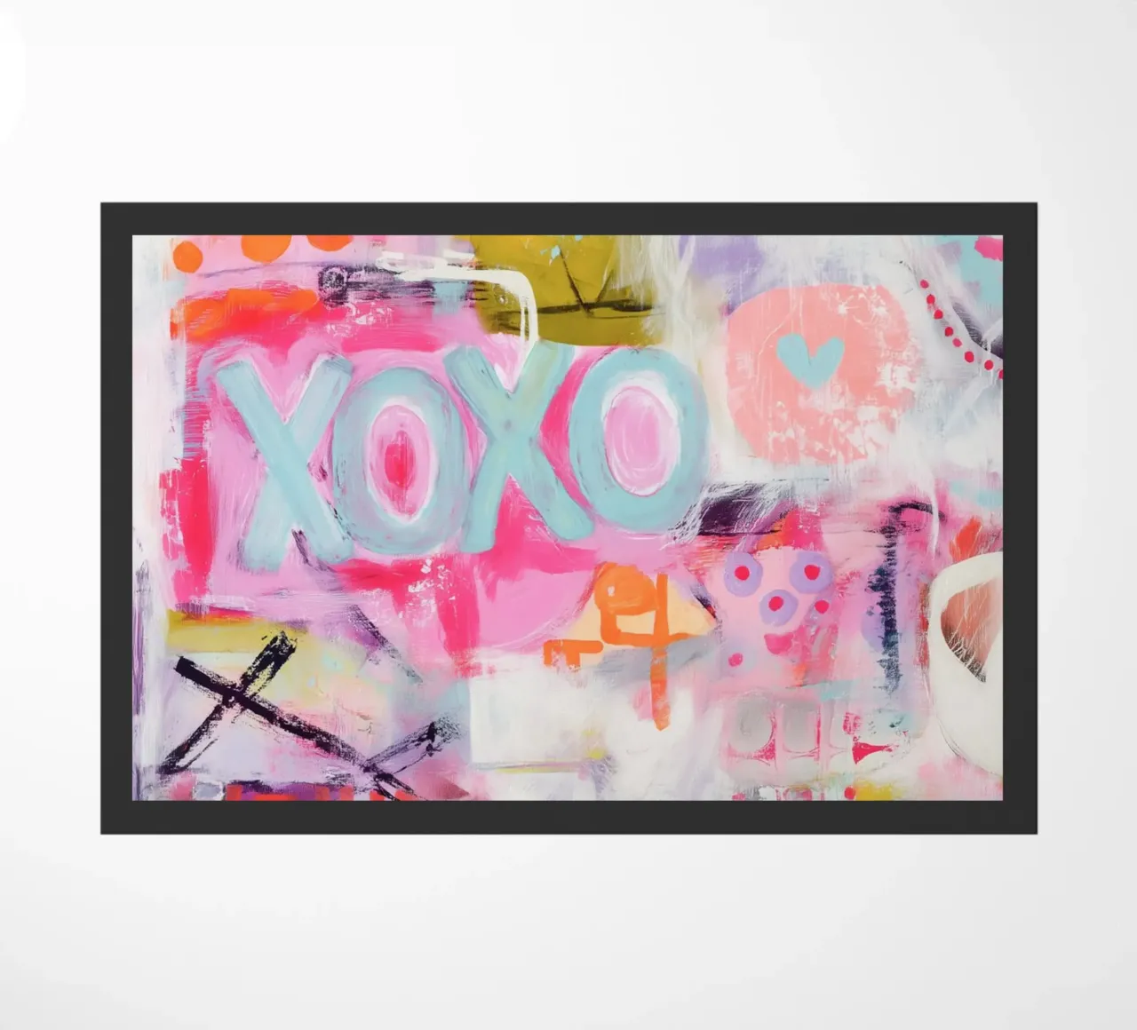 Bacio e abbraccio zerbino da Carinaprint