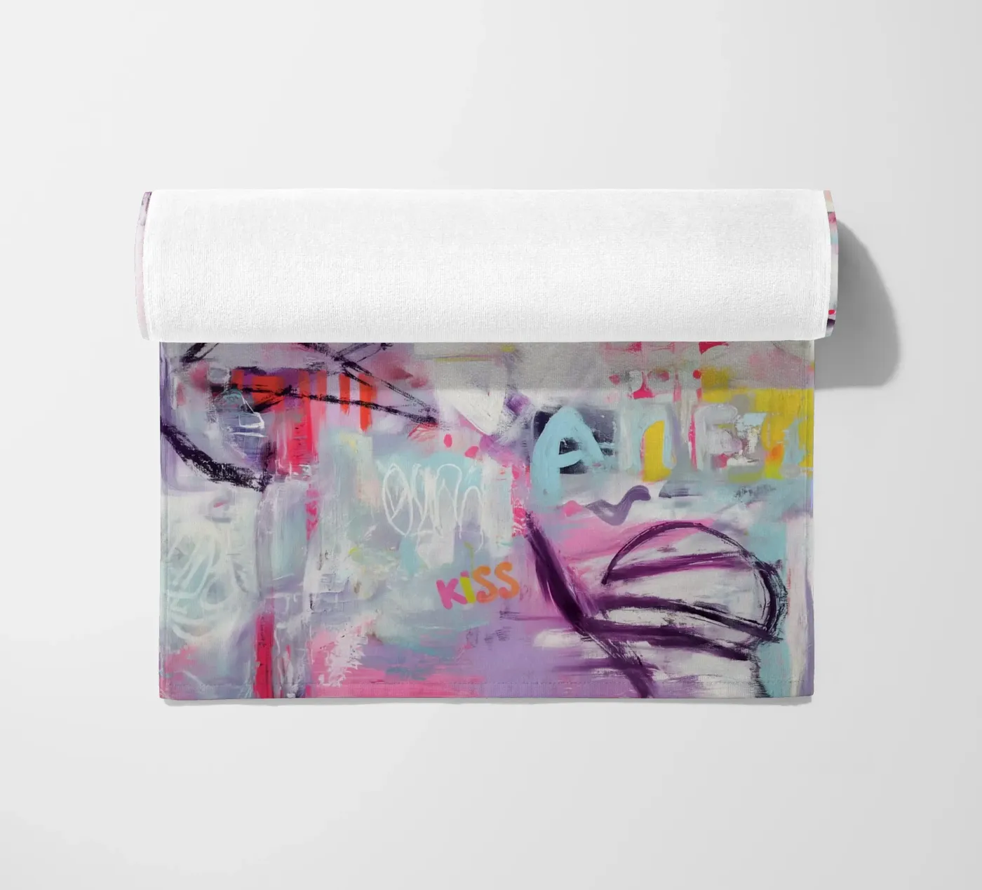 Kiss and hug Strandtuch von Carinaprint