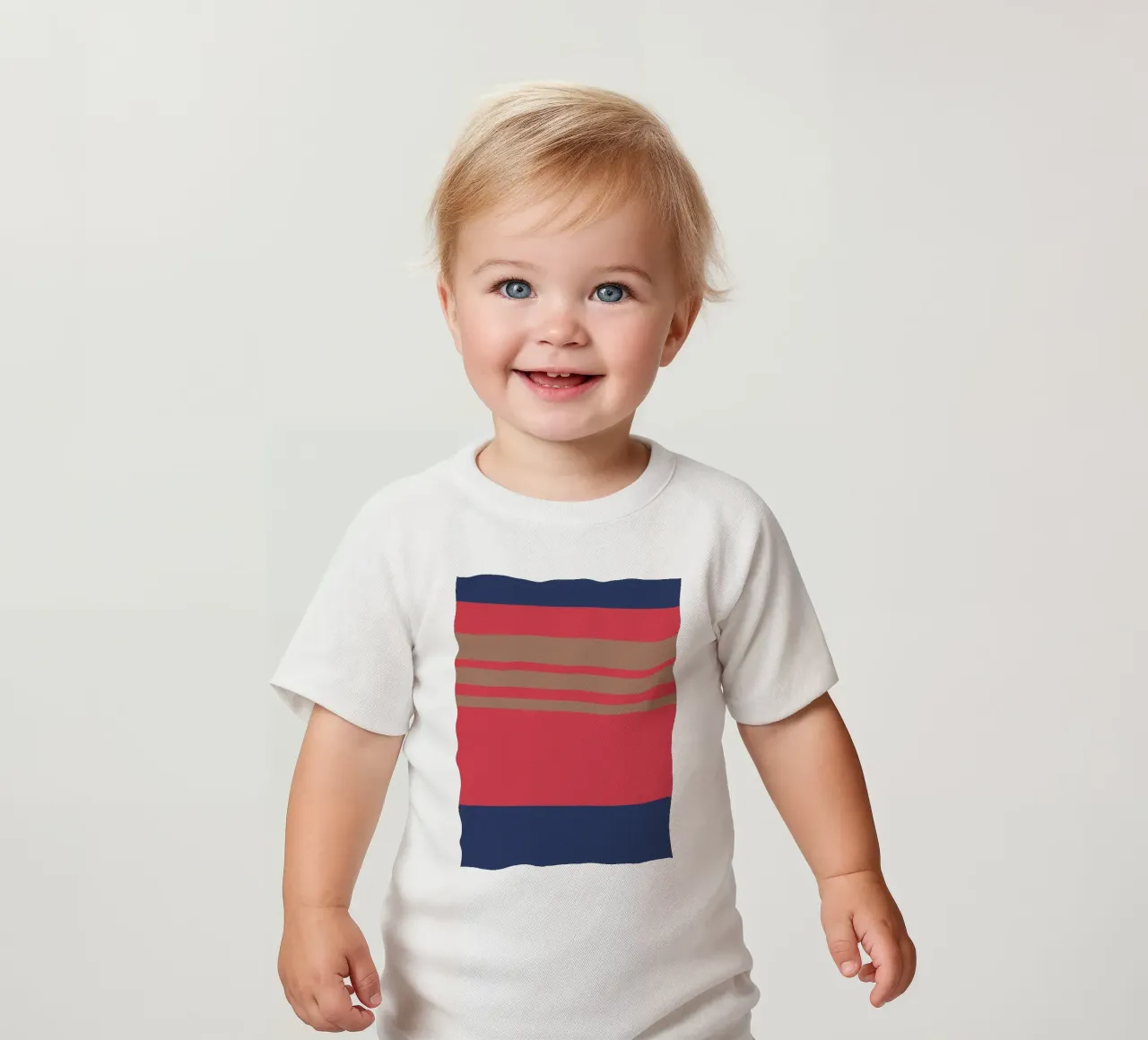 l'automne à Nice. Colorblock. maglietta neonato da FRICKE DESIGN