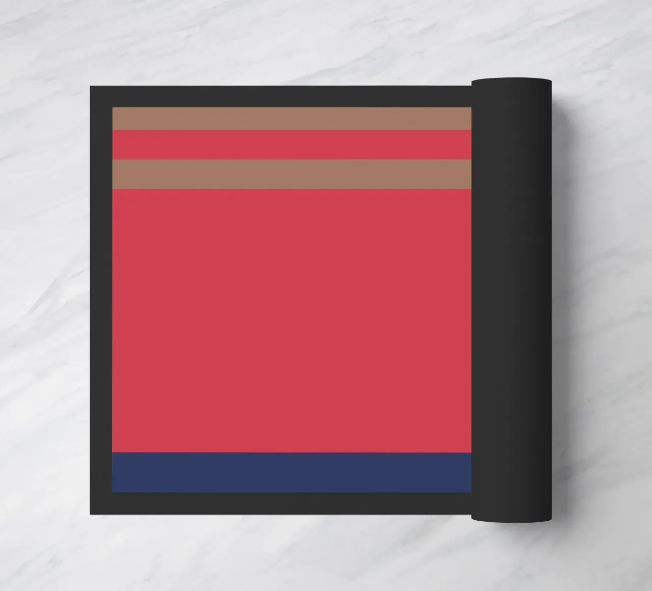 l'automne à Nice. Colorblock. doormat by FRICKE DESIGN