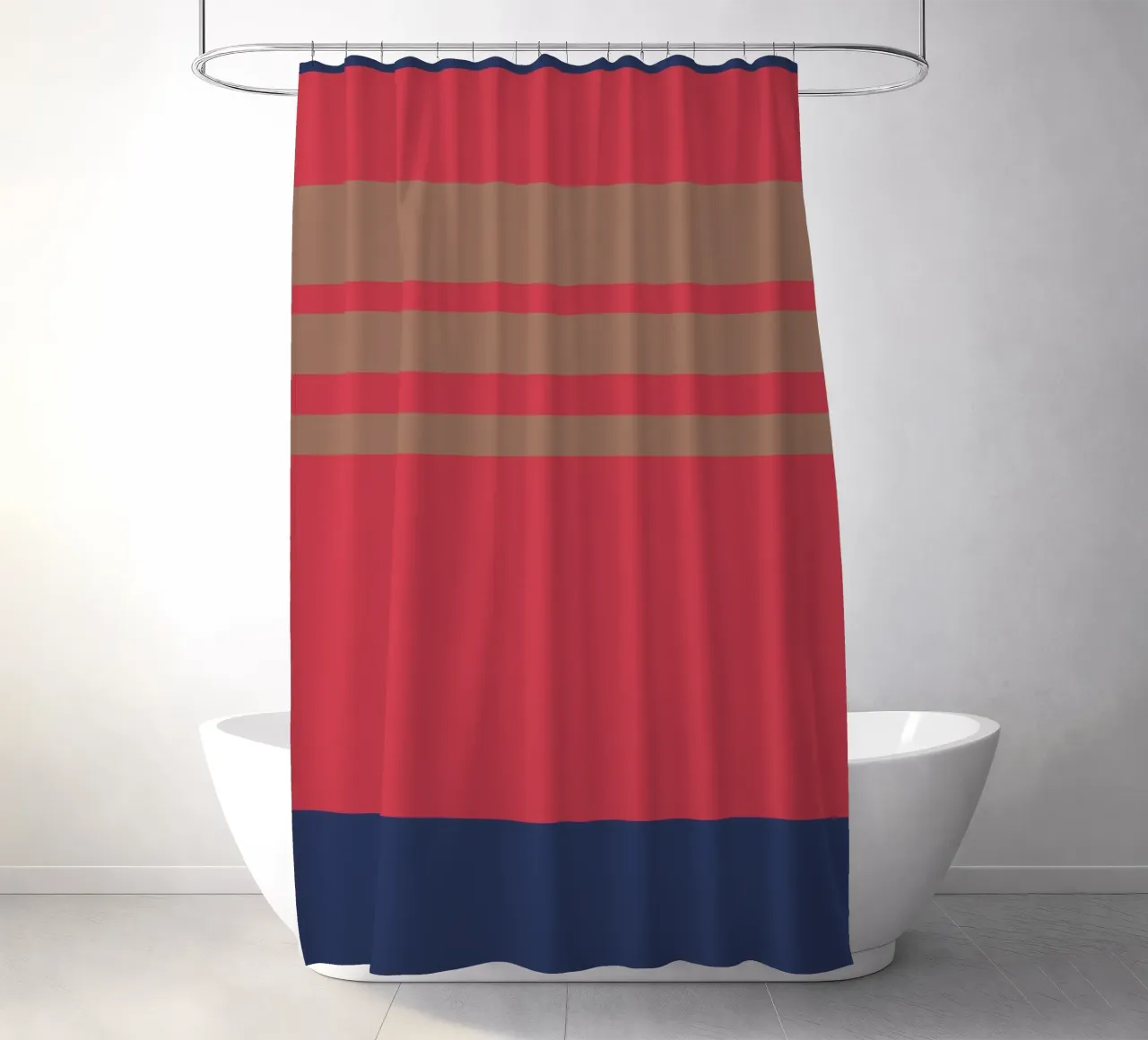 l'automne à Nice. Colorblock. tenda da doccia da FRICKE DESIGN