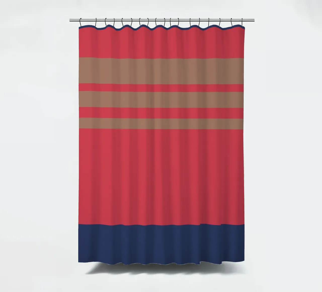 l'automne à Nice. Colorblock. tenda da doccia da FRICKE DESIGN