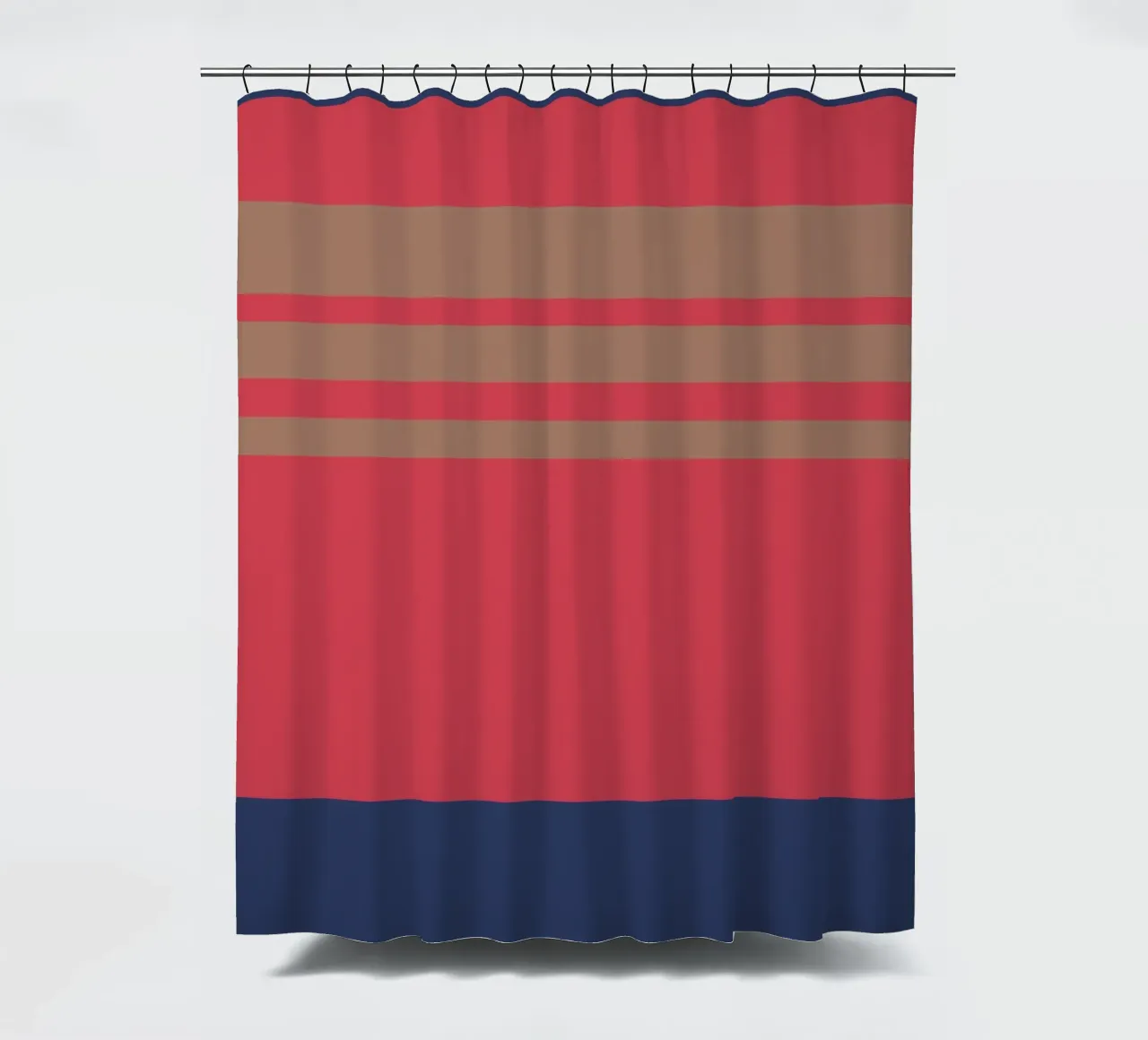 l'automne à Nice. Colorblock. tenda da doccia da FRICKE DESIGN