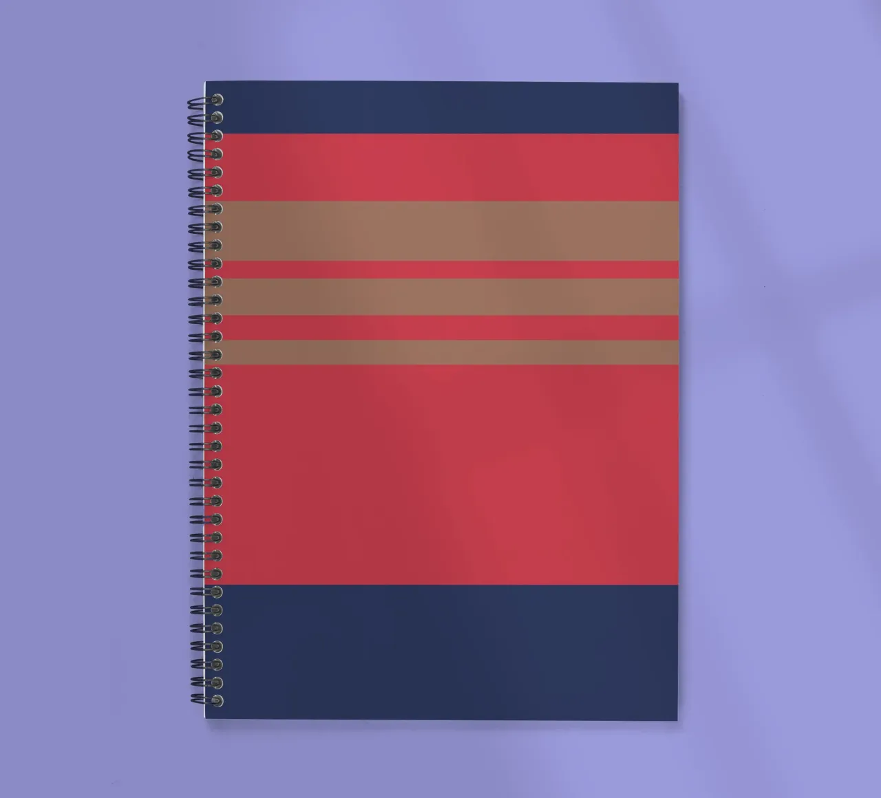 l'automne à Nice. Colorblock. spiral notebook by FRICKE DESIGN