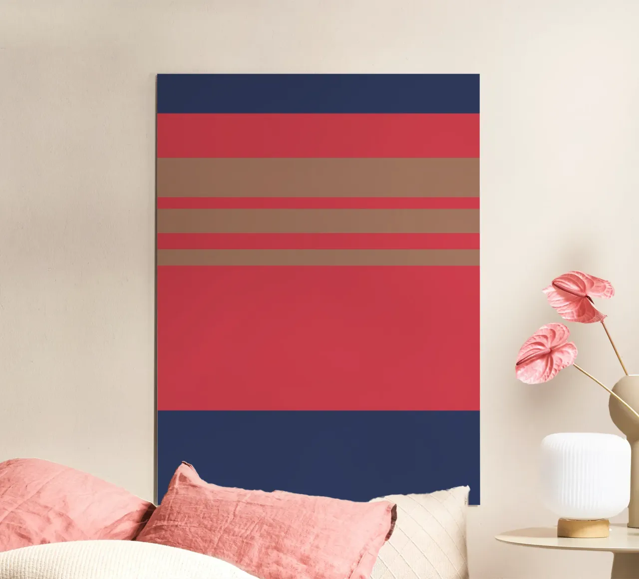 l'automne à Nice. Colorblock. poster da FRICKE DESIGN