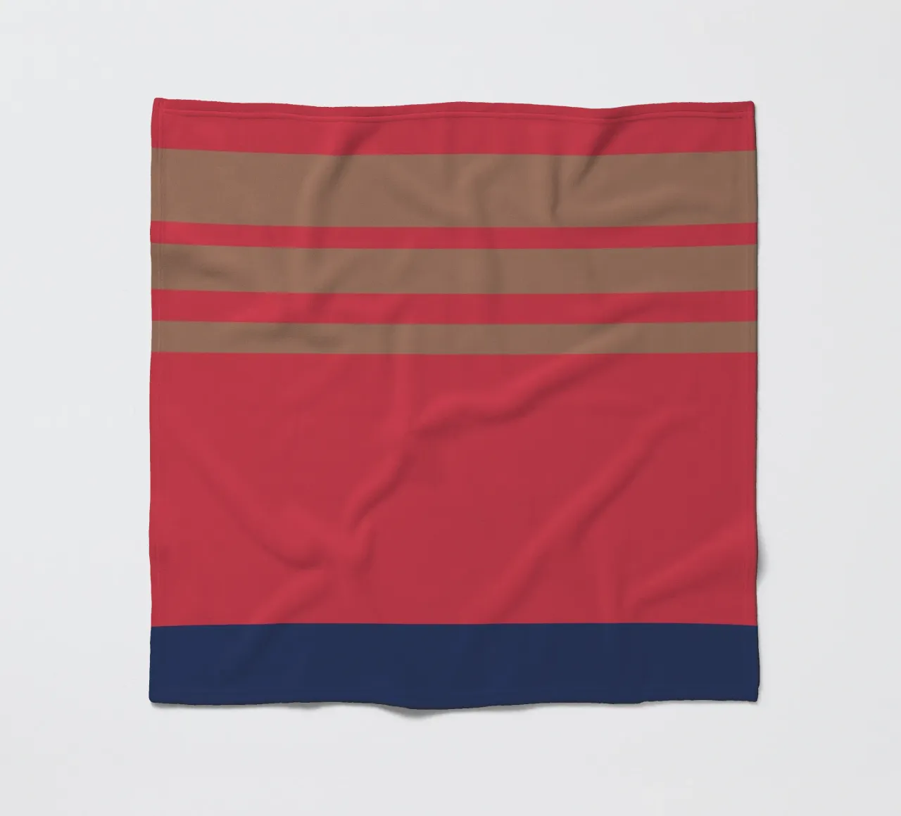 l'automne à Nice. Colorblock. coperta in pile da FRICKE DESIGN