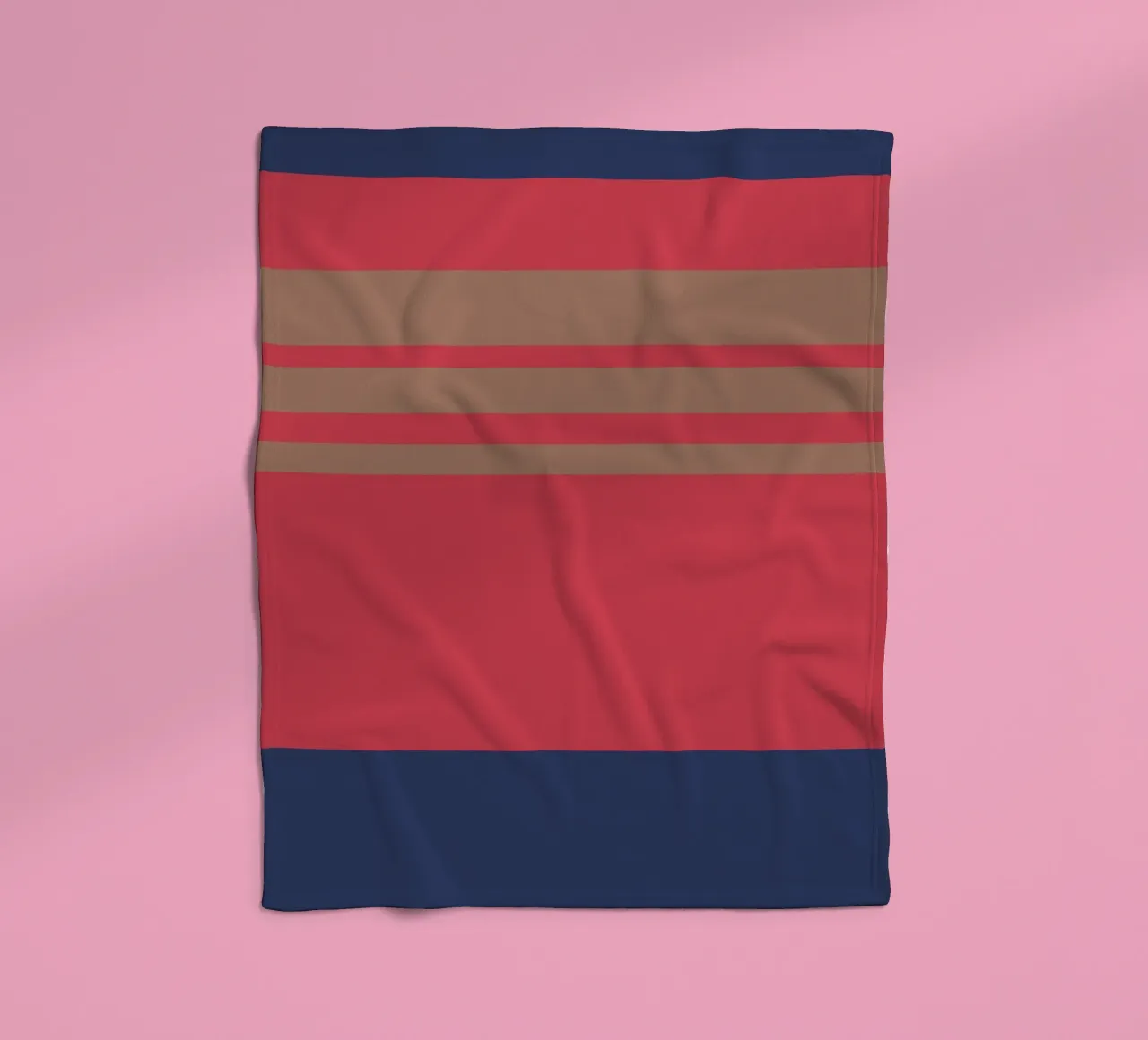 l'automne à Nice. Colorblock. coperta in pile da FRICKE DESIGN