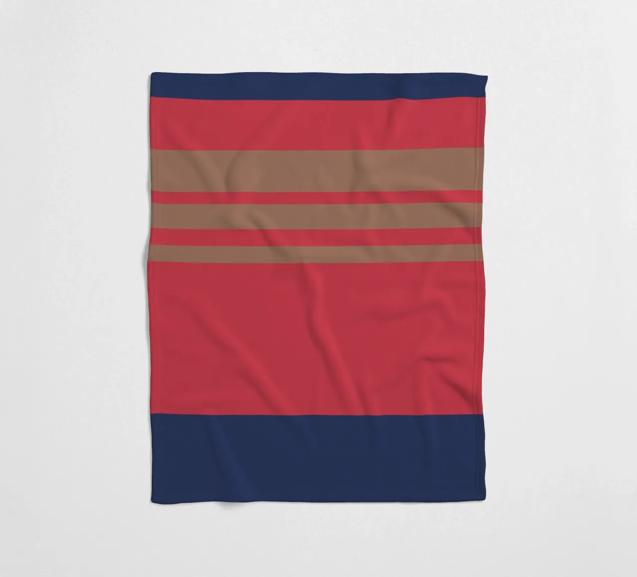 l'automne à Nice. Colorblock. coperta in pile da FRICKE DESIGN