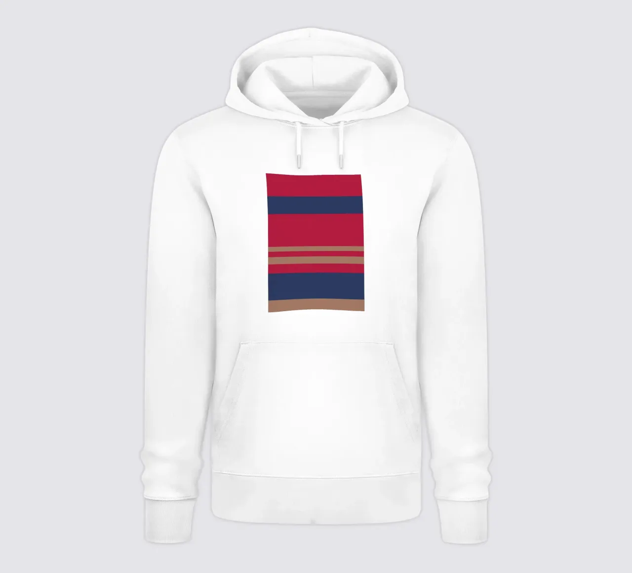 Faro. Colorblock. felpa con cappuccio da FRICKE DESIGN