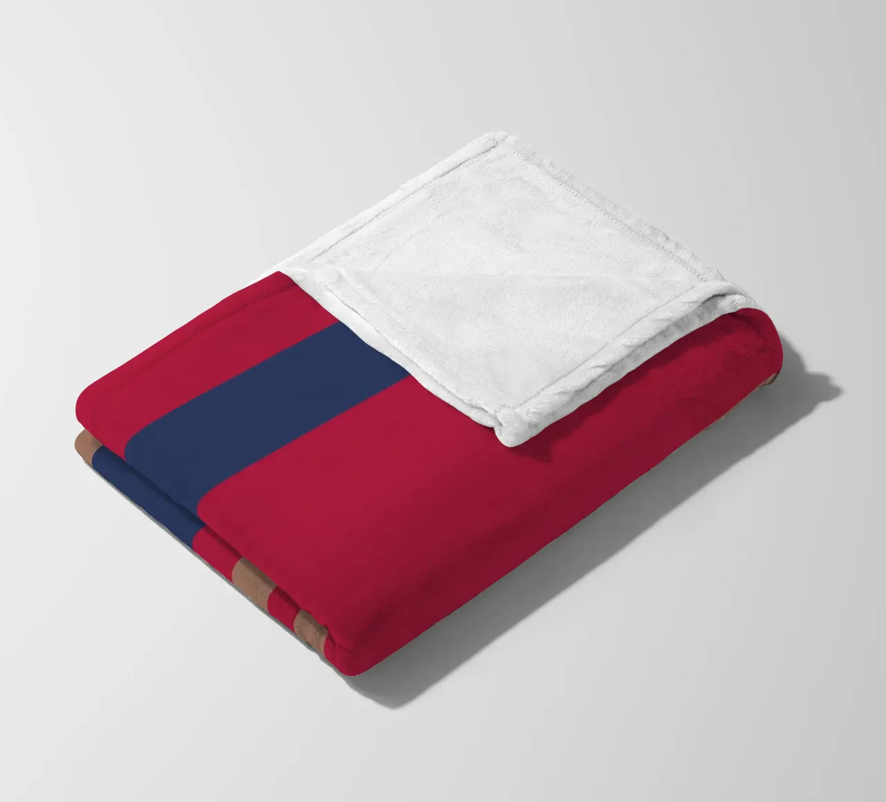 Faro. Colorblock. coperta in pile da FRICKE DESIGN