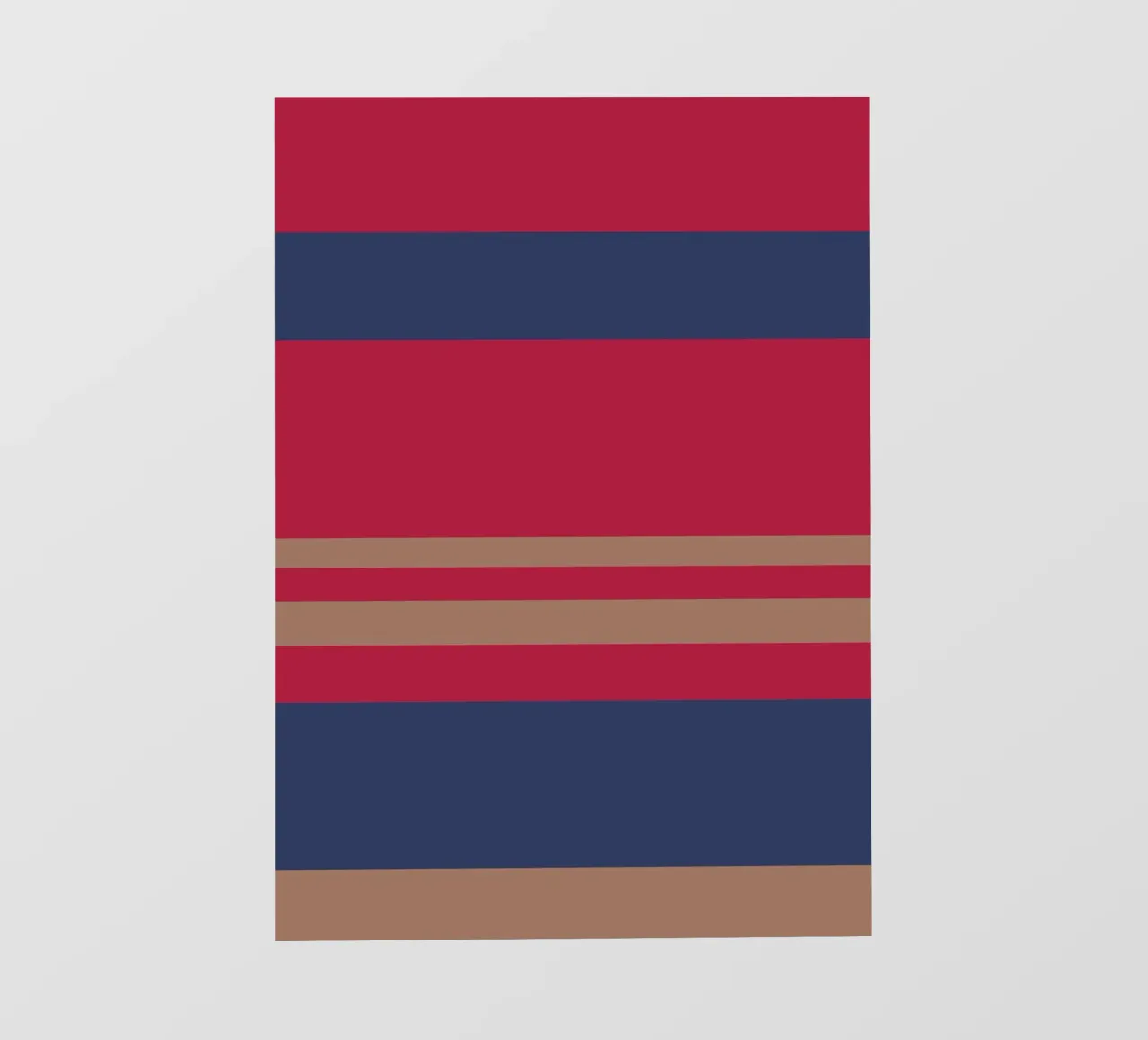 Faro. Colorblock. telo in pvc da FRICKE DESIGN