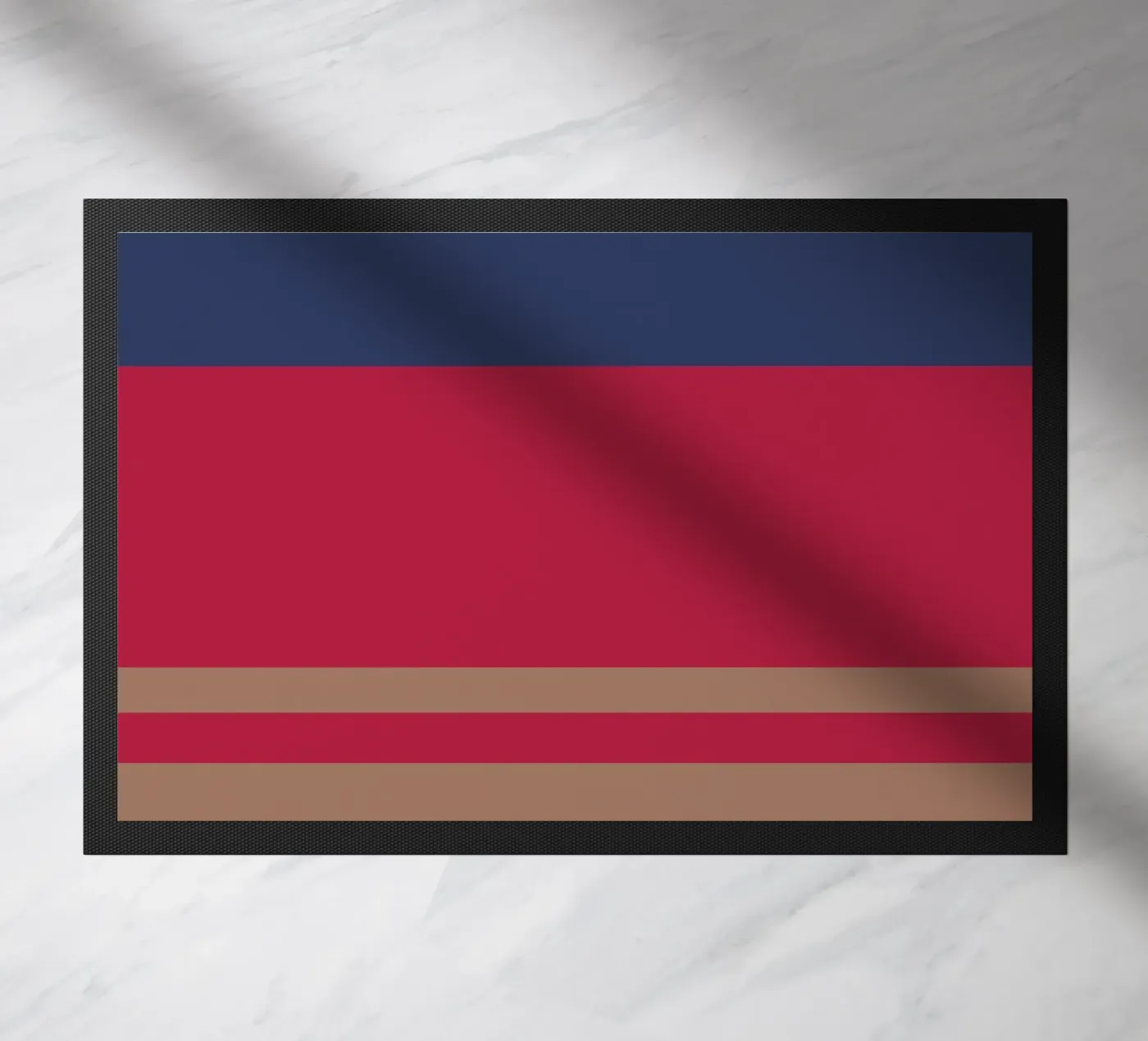 Faro | colorblock doormat by FRICKE DESIGN