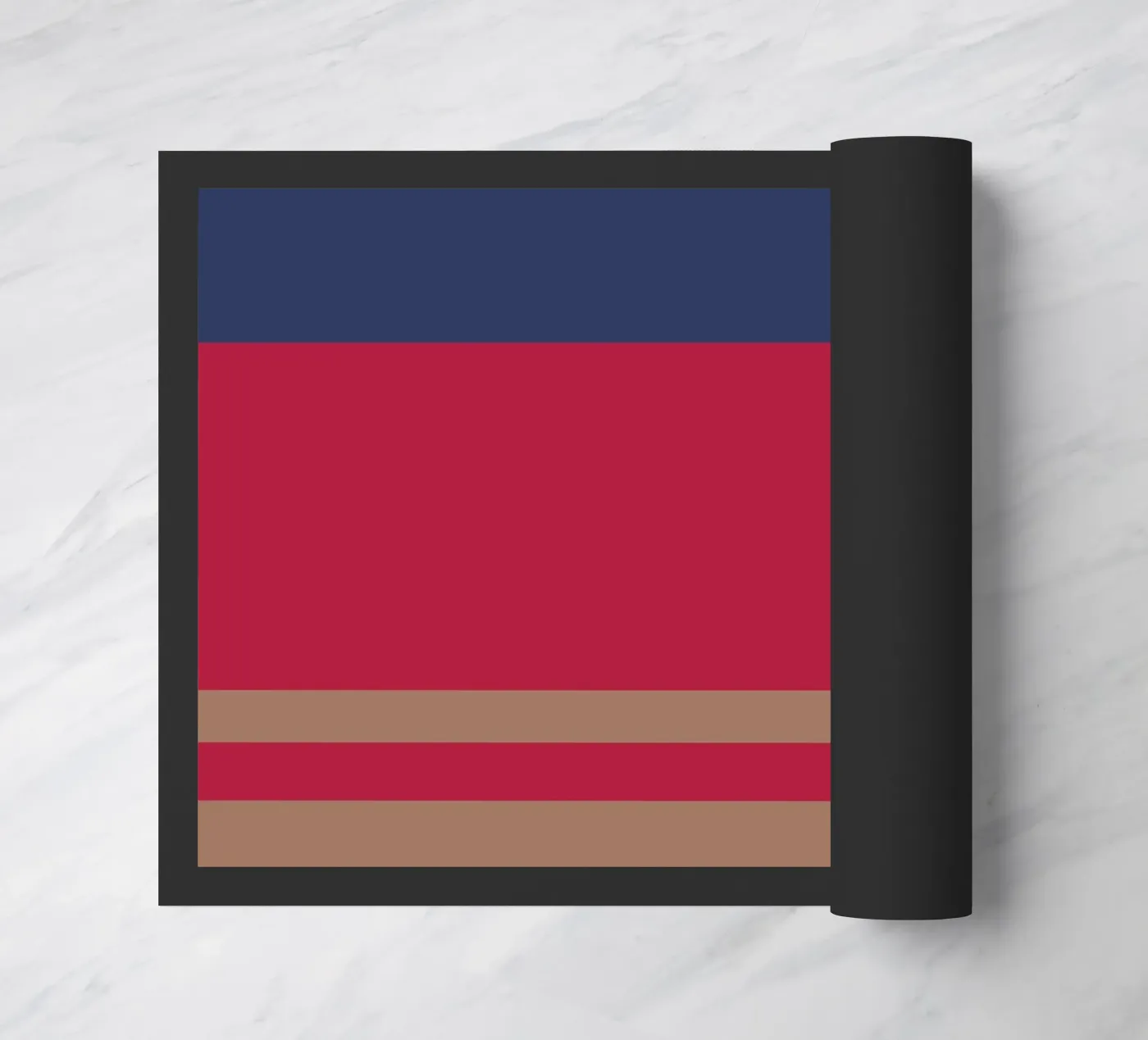 Faro | colorblock doormat by FRICKE DESIGN