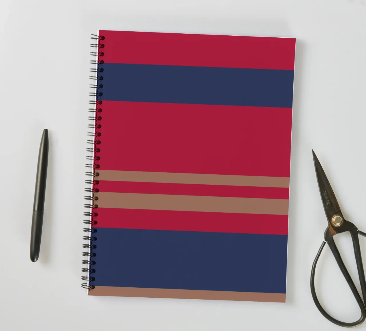 Faro. Colorblock. spiral notebook by FRICKE DESIGN