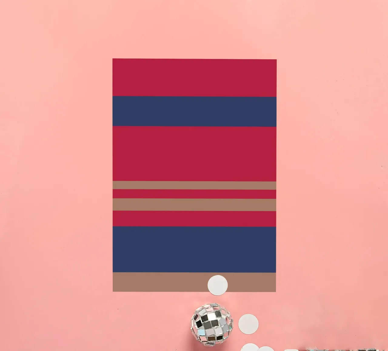 Faro. Colorblock. adesivo da FRICKE DESIGN