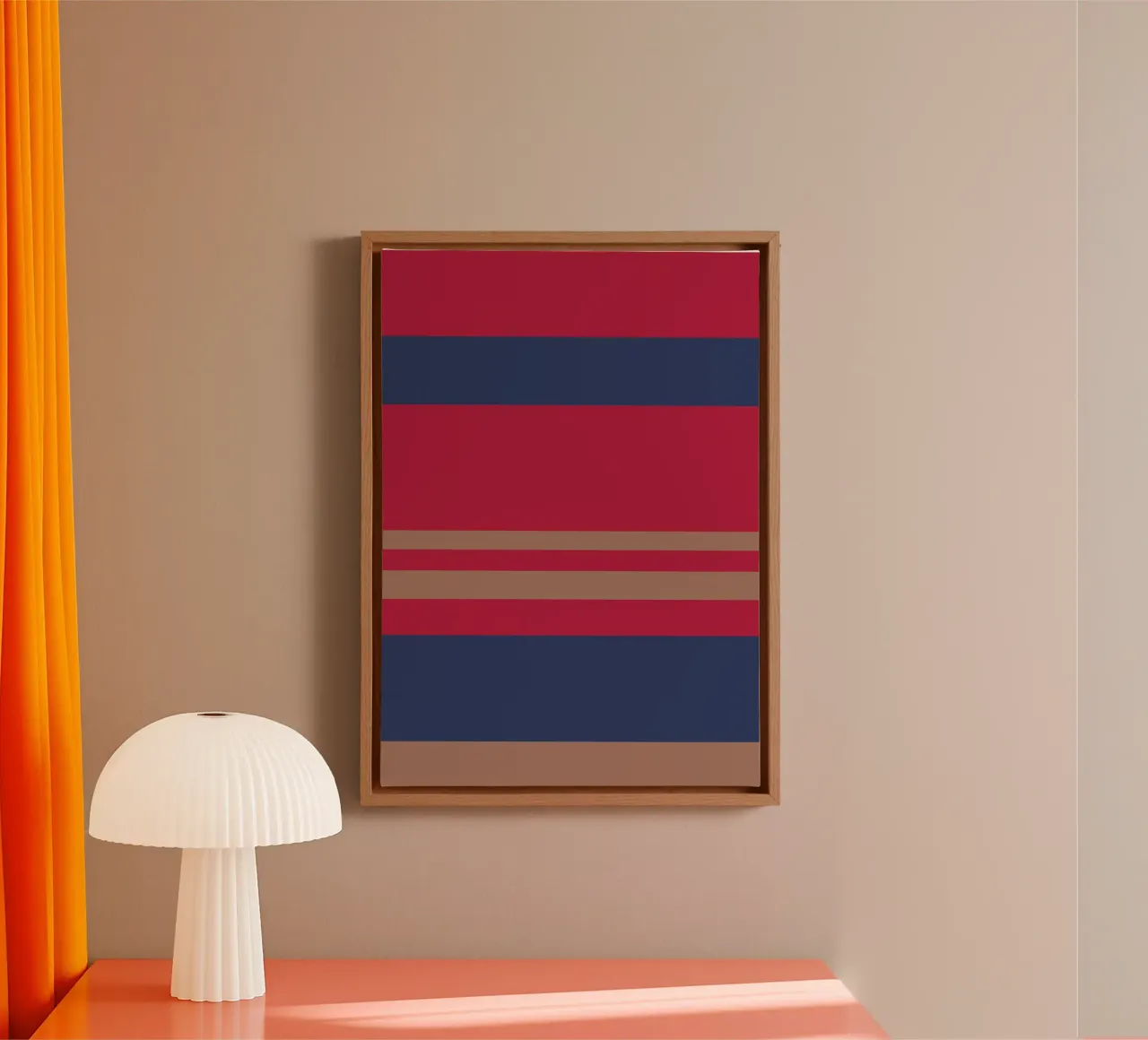 Faro. Colorblock. tela da FRICKE DESIGN