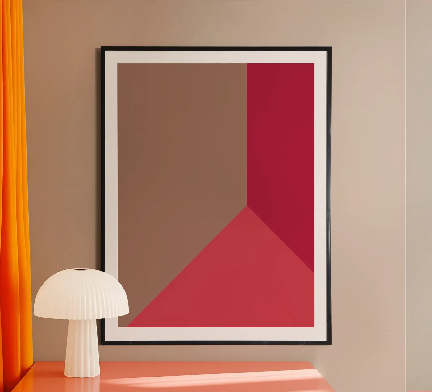 Madrid | colorblock poster da FRICKE DESIGN