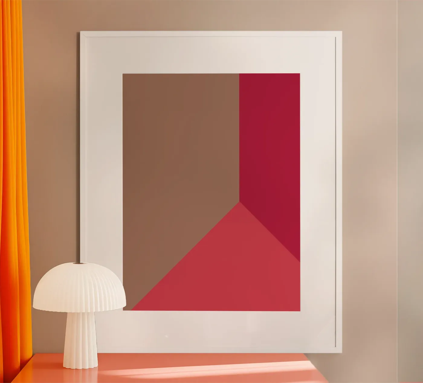 Madrid | colorblock poster da FRICKE DESIGN