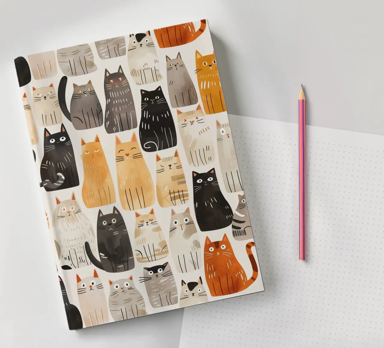 Cat Parade notebook by wonderfolk
